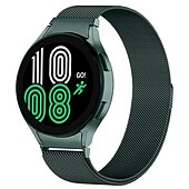 ieftine Curele de ceas Samsung-Uita-Band pentru Samsung Watch 7/6/5/4 40/44mm, Galaxy Watch 5 Pro 45mm, Galaxy Watch 4/6 Classic 42/46/43/47mm, Watch 3, Active 2, Gear S2 Oțel inoxidabil Înlocuire Curea 20mm Curea Milaneza Brăţară