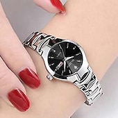 abordables Montres à quartz-Montre Montres à quartz pour Femme Analogique - Digitale Numérique Quartz Tendance Mode Luxe Imperméable Calendrier Lumineux Métal Alliage / Noctilumineux
