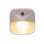 cheap Plug-in Night Light-Plug in LED Night Lights Motion Sensor Dusk to Dawn Bedside Lamp 1/3/6pcs EU US Plug Intelligent Light Control LED Night Light Home Bedroom Kitchen Dormitory Lighting