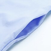olcso design pamut és len ruhák-Női Fehér Medence Nyár Tavasz Ősz Extra méret Maxiruha Pamut vászon ruhák Ingruha Pamut vászon ruha Retro Alap Alkalmi Otthon Napi Laza öltözet Vágott nyak