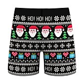 baratos Pijama de Natal-presente de Natal Boxer Curto Roupa Íntima Homens Natal Carnaval Baile de Máscaras Noite de Natal Natal Adulto Festa Natal