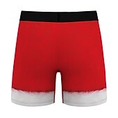 cheap Christmas Pajamas-Christmas Gift Boxer Briefs Underwear Men&#039;s Christmas Carnival Masquerade Christmas Eve Christmas Adults Party Christmas