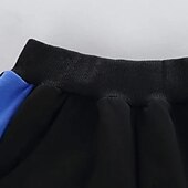 voordelige Sets-2-delig Kinderen Jongens Hoodie &amp; shorts Kledingset Kleding Brief Lange mouw Katoen Set Buiten Modieus Dagelijks Winter Herfst 7-13 jaar blauw Rood