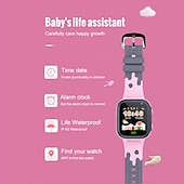 お買い得  スマートウォッチ-キッズスマートウォッチ sim カード通話電話スマートウォッチ子供のための sos 写真防水カメラポンド位置トラッカー ios アンドロイド