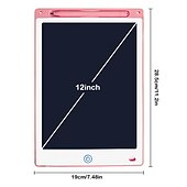 cheap Educational Toys-LCD Writing Tablet 12Inch Kids Drawing Pad and Doodle Board for Kids with Colorful and Brighter line Great Educational Toys Gifts for 3 4 5 6 7 Year Old Boys Girls