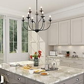 economico Modello a candelabro-Lampadario singolo design 73 cm metallo mini finiture verniciate tradizionale/classico country 220-240v