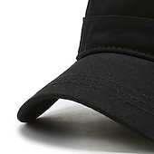cheap Men&#039;s Hats-Men&#039;s Military Cap Cadet Hat Black Army Green Polyester Pure Color Fashion Classic &amp; Timeless Chic &amp; Modern Outdoor Daily Pure Color Portable Breathable