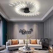 olcso Mennyezeti lámpák-30-Light 128 cm Egységes kialakítás Mennyezeti világítás Fém LED Skandináv stílus 110-240 V