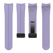 cheap Samsung Watch Bands-Watch Band for Samsung Galaxy Watch 7/6/5/4  40/44mm, Watch 5 Pro 45mm, Watch 6 Classic 43/47mm, Watch 4 Classic 42/46mm Silicone Replacement  Strap Magnetic Clasp Waterproof Adjustable Sport Band