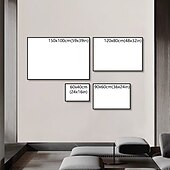 cheap Abstract Paintings-Oil Painting Hand Painted Horizontal Abstract Classic Modern Rolled Canvas (No Frame)
