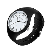 cheap Quartz Watches-SANDA  Womens Watches Casual Fashion Quartz Watch Waterproof Drop Resistant HD Digital Scale Display Women Clock 6056