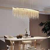 cheap Island Lights-100 cm Multi-shade Bulb Included Chandelier Gold Pendant Light Metal Island Oil-rubbed Bronze Chic &amp; Modern Luxury Firework 110-120V 220-240V