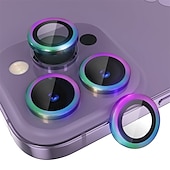 Χαμηλού Κόστους iPhone Προστατευτικά Οθόνης-1 σετ Προστατευτικό φακού κάμερας Για Apple iPhone 16 iPhone 15 Pro Max Plus iPhone 14 13 12 11 Pro Max Plus Mini SE Κράμα Αλουμινίου Επίπεδο σκληρότητας 9H