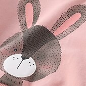 abordables Ensembles pour filles-Fille 3D Animal Bande dessinée Ensemble sweat à capuche et pantalon de survêtement Ensemble de Vêtements manche longue Automne Hiver Mode Décontractées Enfants 2-6 ans Vacances Standard