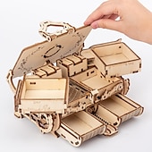 olcso Kirakós játékok-nőnapi ajándékok 3d fa puzzle antik ékszerdoboz zenedoboz készlet barkácsolás otthoni dekoráció lézerrel vágott mechanikus modell anyák napi lenyűgöző ajándékok felnőtteknek anyák napi ajándékok