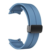 economico Cinturini per orologi Samsung-Cinturino per orologio  per Samsung Orologio 7/6/5/4 40/44mm, Orologio 5 Pro 45mm, Orologio 6 Classic 43/47mm, Orologio 4 Classic 42/46mm Silicone Sostituzione Cinghia 20mm Chiusura Magnetica