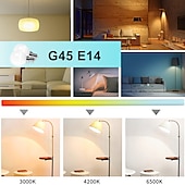 voordelige Led-gloeilampjes-led globe lampen 6 stuks 6w 550 lm e14 g45 20 led kralen smd 2835 warm wit koud wit natuurlijk wit 220-240 v