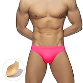 economico nuotata breve-Per uomo Costumi da bagno Slip da bagno Colore puro Antiparassitario A prova di perdita Spiaggia Piscina Di tendenza Semplice Blu chiaro Nero Media elasticità