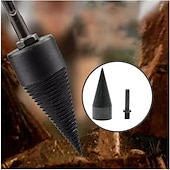 cheap Drill Bit Set-Firewood Log Splitter Drill Bit Hex Shank Removable Wood Splitter Drill Bits Heavy Duty Drill Screw Cone Driver 38mm/42mm/45mm (1.475&quot;/1.625&quot;/1.75&quot;)