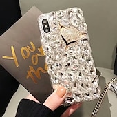 baratos Capa Samsung-telefone Capinha Para Samsung Galaxy S24 S23 S22 S21 S20 Plus Ultra A54 A34 A14 A73 A53 A33 nota 20 10 S25 Ultra Capa traseira Bling Com Strass Anti-poeira Animal diamante de cristal TPU