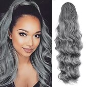 abordables Coletas-Coletas Clásico / sintético / Garra de oso / clip de mandíbula Pelo sintético Pedazo de cabello La extensión del pelo Rizado Larga Fiesta / Ropa Cotidiana / Fiesta y Noche