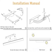 billige Vanity-lamper-servantlys led speil frontlampe vanntett ip20 led baderomslys over speil veggbelysningsarmaturer for bad soverom stue skap 110-240v