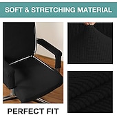 cheap Office Chair Cover-Office Chair Cover Stretchable Slipcover for Office Chairs with a Secure Fit and Durable Protection in a Stylish Design