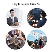 Недорогие Мужские парики-Мужской коричневый парик, короткие волнистые парики для мужчин, парик из натуральных синтетических волос для мужчин, мужчин, парней, косплей, аниме, костюм для вечеринки, аниме