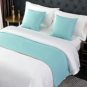 cheap Bedding Accessories-Bed Runner Bed Scarf, Decorative Bed Scarf for Home Hotel Bedspreads Scarves Protection Modern Solid Bed Runner for Foot of Bed Home Bedroom Bedding Decoration