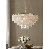 economico Lampadari-Lampadario 4 luci 50 cm scocca in metallo finiture verniciate moderno 110-120v / 220-240v