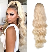 abordables Coletas-Coletas Clásico / sintético / Garra de oso / clip de mandíbula Pelo sintético Pedazo de cabello La extensión del pelo Rizado Larga Fiesta / Ropa Cotidiana / Fiesta y Noche