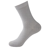 tanie skarpetki męskie-Męskie 3 pary Skarpety Skarpety uciskowe Skarpety do adidaów (Crew socks) Czarny Granatowy Kolor Solidne kolory Codzienny Sport Średnie Wiosna, jesień, zima, lato Moda Wygoda