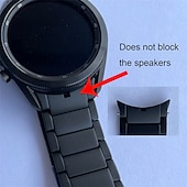 cheap Samsung Watch Bands-Watch Band for Samsung Galaxy Watch 7/6/5/4  40/44mm, Watch 5 Pro 45mm, Watch 6 Classic 43/47mm, Watch 4 Classic 42/46mm Stainless Steel Replacement  Strap Adjustable Breathable Shockproof Wristband