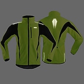 baratos Jaquetas e Gilets para homens-Arsuxeo Homens Jaqueta para Ciclismo Jaqueta Corta-Vento Casaco de lã Inverno Térmico / Quente A Prova de Vento Forro de Velocino Respirável Moto Jaqueta Ciclismo de Montanha Ciclismo de Estrada