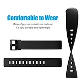 billige Fitbit klokkebånd-1 pcs Reim til Smartklokke til Fitbit Inspire 2 / Inspire / Inspire HR Silikon Smartklokke Stropp Myk Justerbar Elastisk Sportsrem Erstatning Armbånd