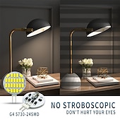 abordables Ampoules LED type maïs-10 pièces led bi broches lumières 24led ac/dc12v-36v courant constant large tension maïs lumières led bi-pin lumières g4 pin 5730 smd perles fenêtre armoire lampe ménage intérieur lampe lampe