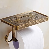 cheap Toilet Paper Holders-Toilet Paper Holder Multifunction Antique Zinc Alloy 1PC - Bathroom