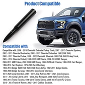 economico Decorazione e protezione carrozzeria-antenna universale per auto antenna proiettile antenna per camion compatibile con ford dodge chevrolet gmc toyota antenna radio accessori per auto rossi