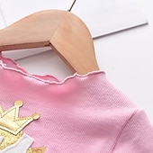 halpa Yksisarvismekot-Lapset Vähän Tyttöjen Mekko Hevonen Piirretty Tähti Eläin Tyllimekko Kausaliteetti Paljetti Tilkkutäkki Purppura Punastuvan vaaleanpunainen Puuvilla Polvipituinen Pitkähihainen Aktiivinen Perus Mekot