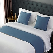 cheap Bedding Accessories-Bed Runner Bed Scarf, Decorative Bed Scarf for Home Hotel Bedspreads Scarves Protection Modern Solid Bed Runner for Foot of Bed Home Bedroom Bedding Decoration