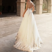 cheap Casual Wedding Dresses-Engagement Royal Style Formal Wedding Dresses A-Line Sweetheart Half Sleeve Court Train Satin Bridal Gowns With Ruffles Appliques