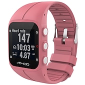 abordables Otras correas de reloj-Ver Banda para Polar M400 / M430 Silicona Reemplazo Correa con herramienta de eliminación Suave Correa Deportiva Pulsera