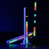cheap Smart Lights-RGB LED Smart Light Voice-controlled Synchronous Rhythm Light Internet Popular Color Music Environment Light Car Desktop Sensing Creative Led Atmosphere Light