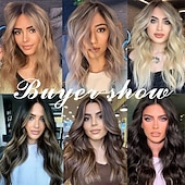 baratos Clip nas extensões-grampo em extensões de cabelo apliques de cabelo de 22 polegadas 7 peças/conjunto grampo em extensão de cabelo fibra sintética resistente ao calor para mulheres de uso diário fazer extensões de cabelo