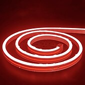economico Luci intelligenti-Striscia luminosa al neon a LED da 2 m e 6,56 piedi flessibile USB con temperatura di colore bianco caldo rosa giallo verde rosso impermeabile IP65 per decorazioni natalizie per interni ed esterni