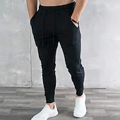 levne Běžecké kalhoty a legíny-Pánské Kalhoty Kalhoty Tepláky Šňůrky Kapsa na zip Spodní část oděvu Oblečení na atletiku Zima Prodyšné Yumuşak Ter Emen Zdatnost Basketbalový míč Běh Běžný sportovní oblečení Sportovní oděvy
