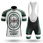 preiswerte Herrenbekleidungs-Sets-21Grams Herren Radtrikot mit Radhose kurz Trägern fahrradbekleidung set Radtrikot-Set Kurzarm MTB Mountain Rennrad Schwarz Grün Königsblau Oktoberfest-Bier Fahhrad 3D-Pad Atmungsaktiv Rasche