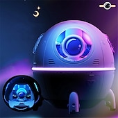 abordables Lumières intelligentes-Lumière LED intelligente humidificateur d&#039;air USB ultrasonique brume fraîche aromathérapie capsule spatiale diffuseur d&#039;eau avec lumière LED humidificateur astronaute