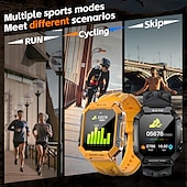 Χαμηλού Κόστους Smartwatch-LOKMAT OCEAN PRO Εξυπνο ρολόι 1.85 inch Έξυπνο ρολόι Bluetooth Βηματόμετρο Υπενθύμιση Κλήσης Παρακολούθηση Ύπνου Συμβατό με Android iOS Γυναικεία Άντρες Μεγάλη Αναμονή Αδιάβροχη Έλεγχος Μέσων IP68