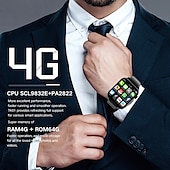 cheap Smartwatch-696 TK01 Smart Watch 1.99 inch 4G LTE Cellular Smartwatch Phone Bluetooth 4G Pedometer Call Reminder Sleep Tracker Compatible with Android iOS Men GPS Hands-Free Calls with Camera IP 67 31mm Watch
